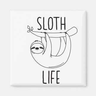 Sloth Life Kühlschrankmagnet