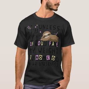 Sloth Lovers außer Iu2018m Sitzen auf Ihrem Gesich T-Shirt