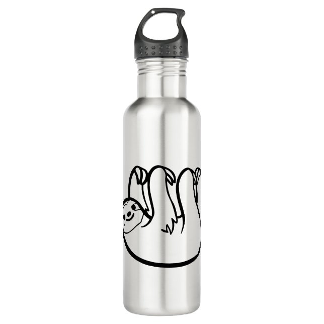 Sloth lustig edelstahlflasche (Vorderseite)