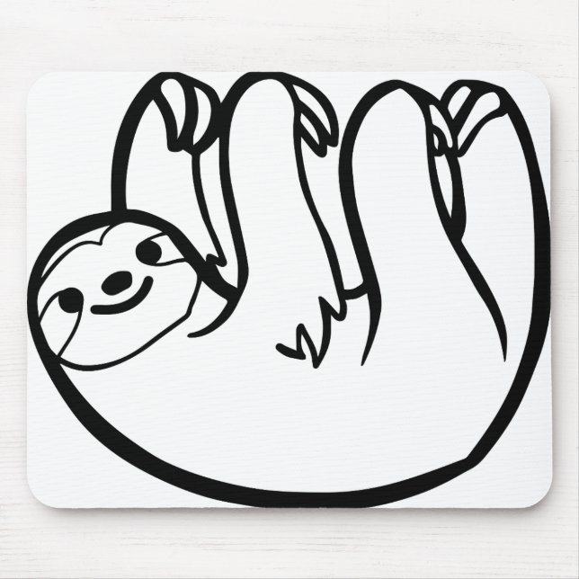 Sloth lustig mousepad (Vorne)