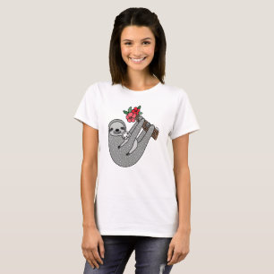 Sloth Maman & Baby T-shirt Sloth Cadeau pour Maman