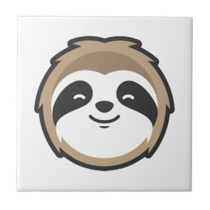Sloth Mascot Fliese