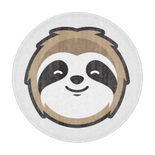 Sloth Mascot Schneidebrett
