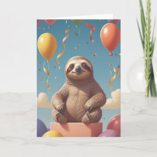 Sloth Masterpiece of Relaxation Karte