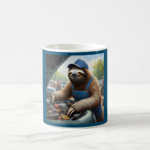 Sloth Mechanic Kaffeetasse