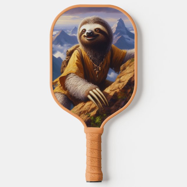 Sloth Mountain Climbing Pickleball Schläger (Vorderseite)