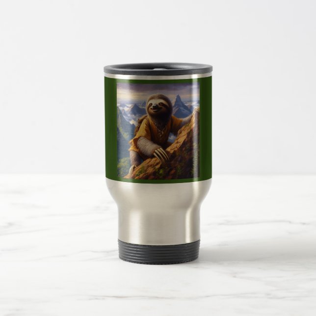 Sloth Mountain Climbing Reisebecher (Mittel)
