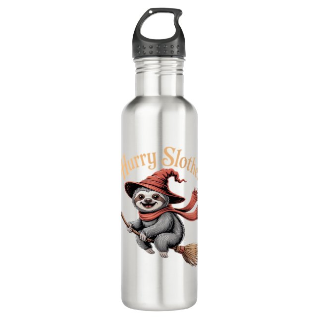Sloth Niedlich Halloween Witz Funny Essential T -  Edelstahlflasche (Vorderseite)