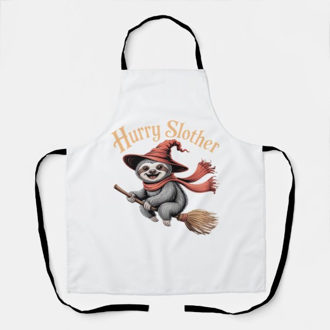Sloth Niedlich Halloween Witz Funny Essential T -  Schürze (Vorderseite)