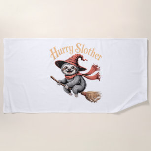 Sloth Niedlich Halloween Witz Funny Essential T - Strandtuch