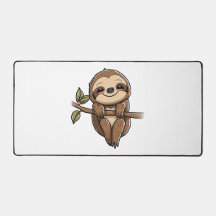 Sloth Niedlich Sloth Niedlicher Cartoon Schreibtischunterlage
