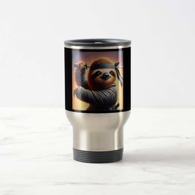 Sloth Ninja Reisebecher (Mittel)