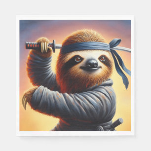 Sloth Ninja Serviette