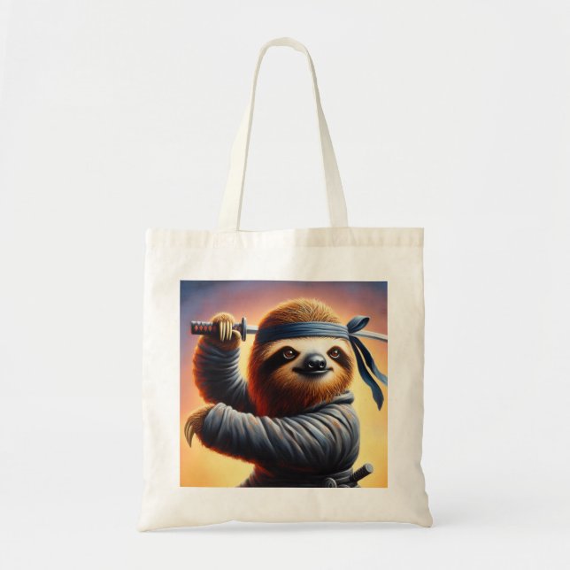 Sloth Ninja Tragetasche (Vorne)