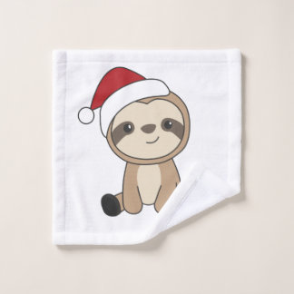 Sloth Noël Neige Hiver Animaux Sloths Laver Cl