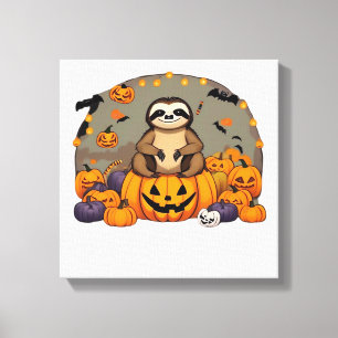 Sloth-o-ween Klassik T-Shirt Leinwanddruck