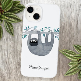 Sloth Personalisiert Case-Mate iPhone 14 Hülle