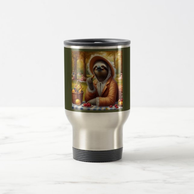 Sloth Picnic Reisebecher (Mittel)