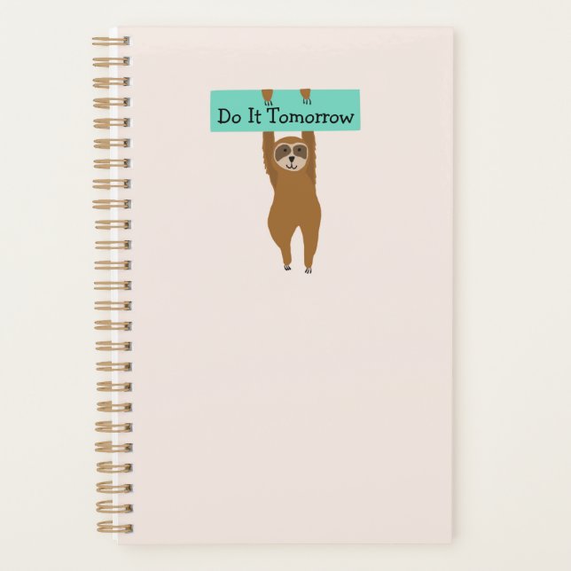 Sloth Planner Planer (Vorderseite)