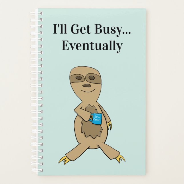 Sloth Planner Planer (Vorderseite)