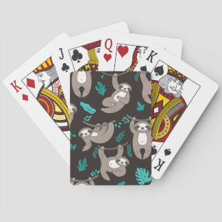 Sloth playing cards spielkarten