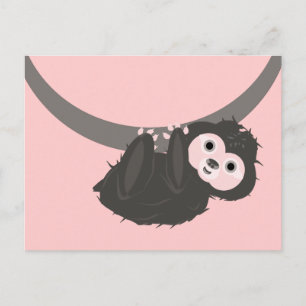 Sloth Postkarte