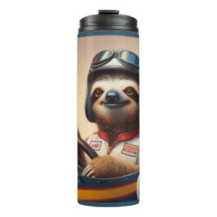 Sloth Racecar Treiber Thermosbecher
