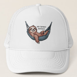 Sloth Relaxing Hat Truckerkappe