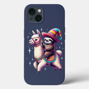 Sloth Riding auf Llama-Niedlichen Tieren Kindermäd Case-Mate iPhone Hülle