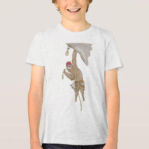 Sloth Rock Climber Tragegerät Tri-Blend Shirt