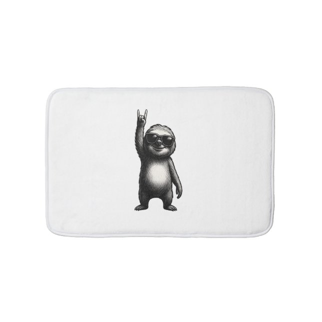 Sloth Rocking Dance Badematte (Vorderseite)