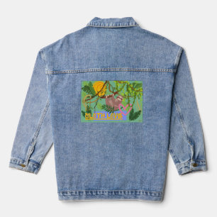 Sloth, Safari Thème Denim Veste
