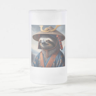Sloth Samurai Mattglas Bierglas