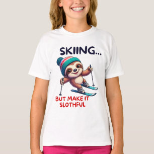 Sloth Ski Wintersport T-Shirt