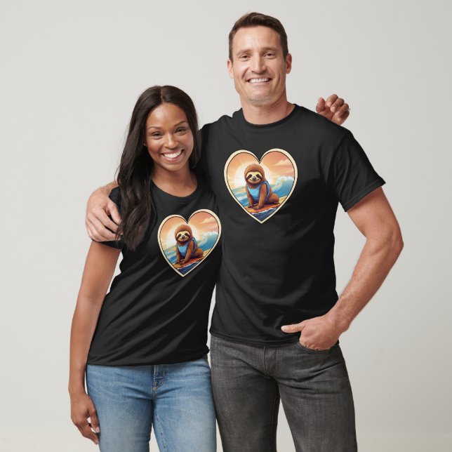 Sloth Surfing T-Shirt (Unisex)