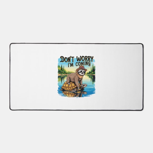 Sloth T-Shirt - Ne t'inquiète pas Je viens (Recto)