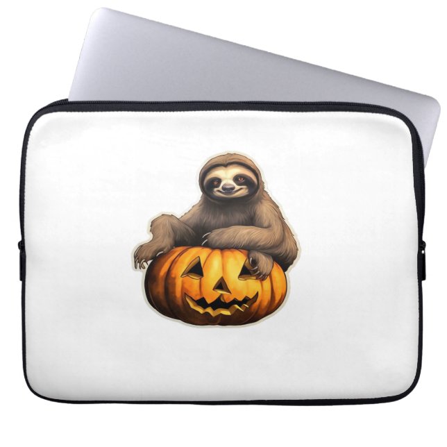Sloth thematischer halloween Oversized T - Shirt Laptopschutzhülle (Vorderseite)