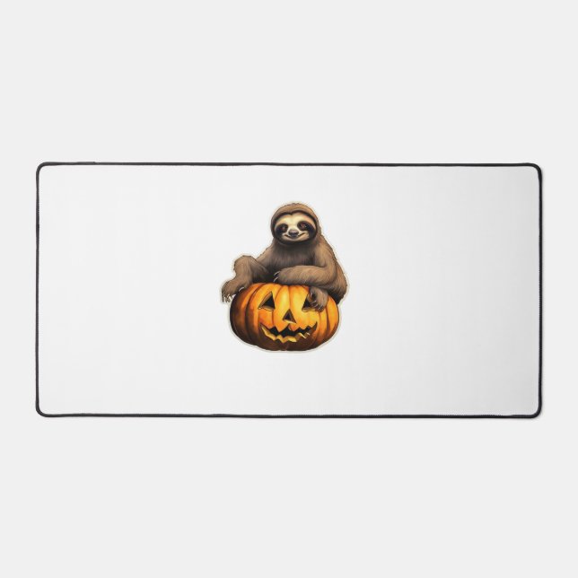Sloth thematischer halloween Oversized T - Shirt Schreibtischunterlage (Vorderseite)