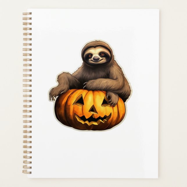 Sloth themed halloween Oversized T-Shirt (Devant)