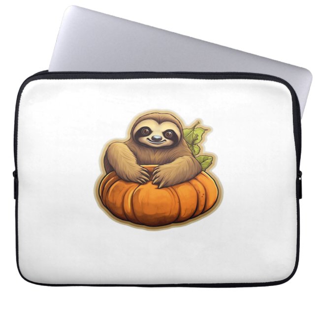 Sloth themed halloween Oversized T-Shirt_1 Laptopschutzhülle (Vorderseite)