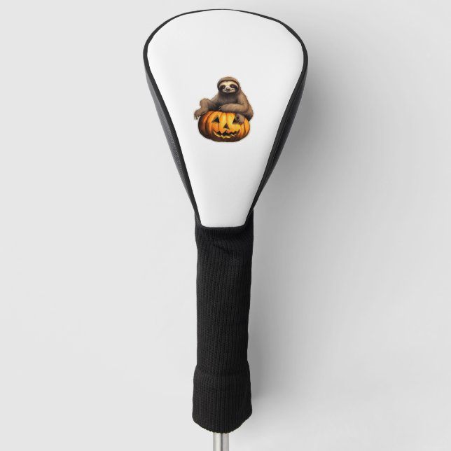 Sloth themed halloween Oversized T-Shirt Golf Headcover (Vorderseite)