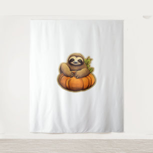 Sloth-Themenhalloween Oversized T - Shirt_1 Wandteppich
