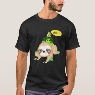Sloth Turtle Snail Funny Slow Lazy Animal Lover Gi T-Shirt