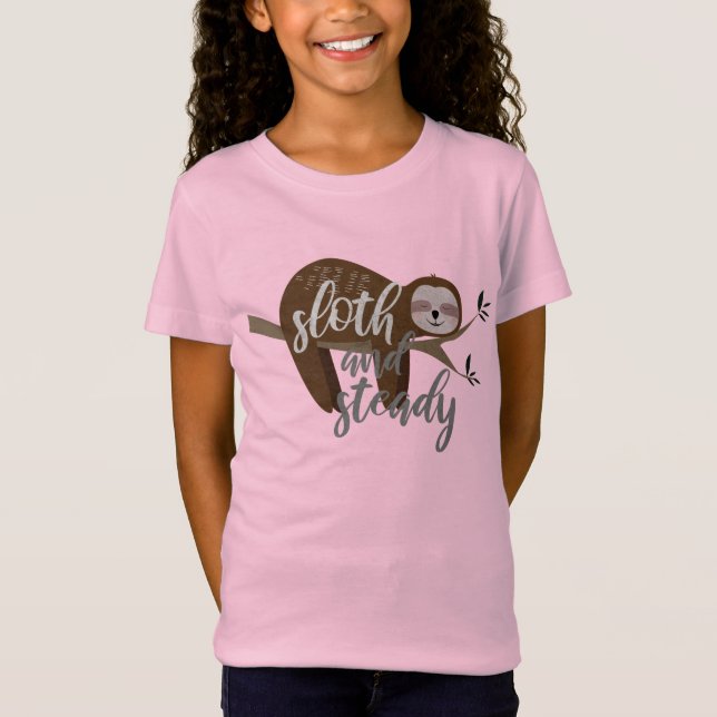 Sloth und Steady T - Shirt (Vorderseite)