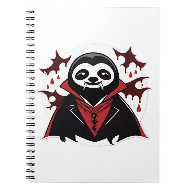 Sloth vampire Classic T-Shirt_1 Notizblock (Vorderseite)
