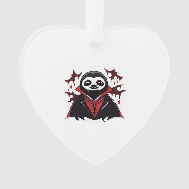 Sloth vampire Classic T-Shirt_1 Ornament (Vorderseite)