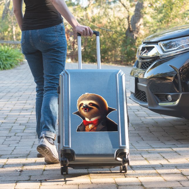 Sloth Vampire Classic T-Shirt Aufkleber (Koffer Insitu)