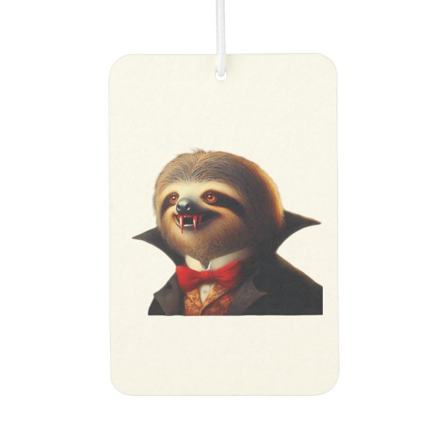 Sloth Vampire Classic T-Shirt Autolufterfrischer (Vorderseite)