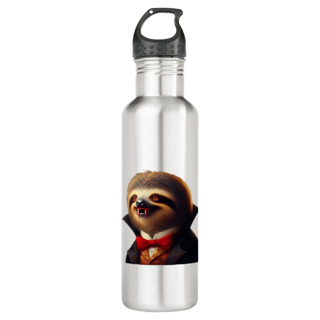 Sloth Vampire Classic T-Shirt Edelstahlflasche (Vorderseite)