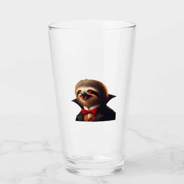 Sloth Vampire Classic T-Shirt Glas (Vorderseite)